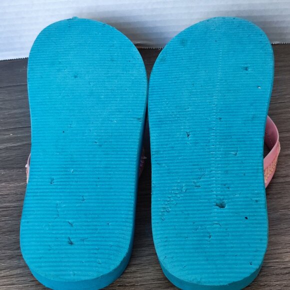 Betty Boop Flip-Flop blue with graphic design and sequins women's size S (5/6) - Picture 6 of 10